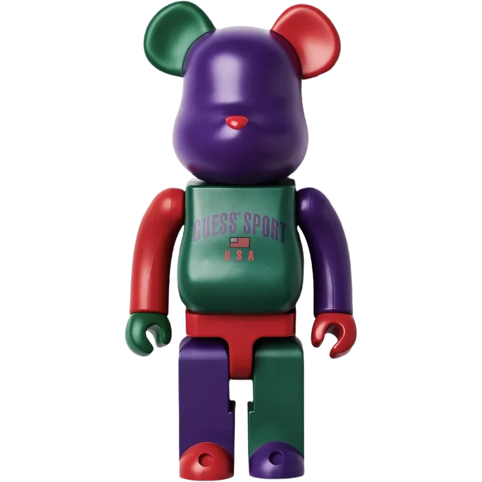 Product Design, Creative Direction & Apparel Design for GUESS Sport, featuring 100% Bearbrick.