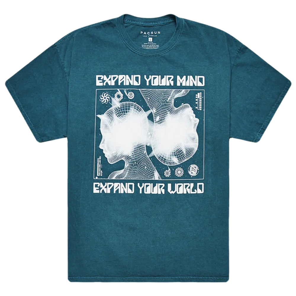 Expand Your Mind graphic tee designed for a PacSun apparel collection.