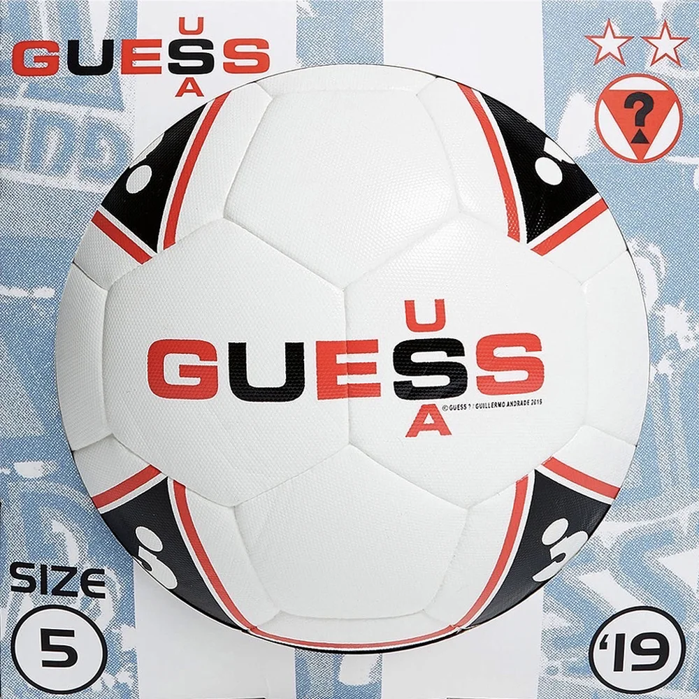 Product Design, Color Development & Packaging for GUESS Sport, featuring 424/Guess Sport Soccer Ball.