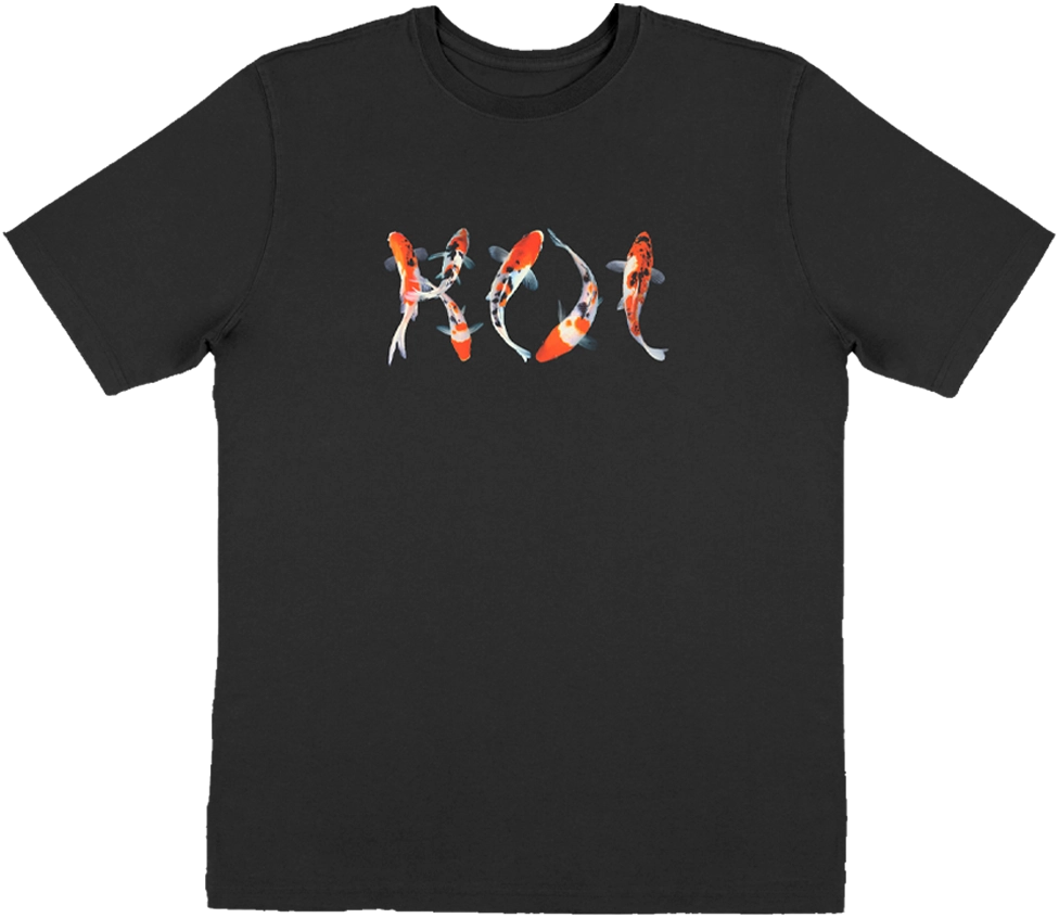 Graphic Design, Illustration & Apparel Design for Koi CBD, featuring Koi Tee.