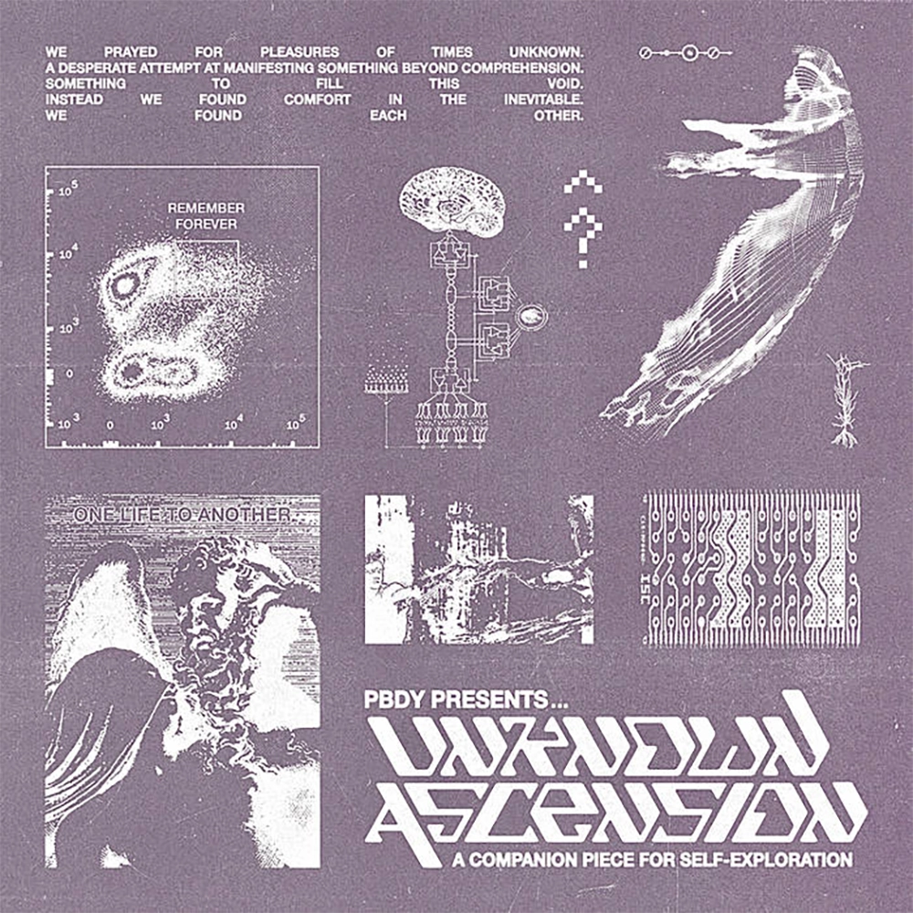 Brand Identity, Typography & Music Artwork for PBDY, featuring "Unknown Ascension" Cover.