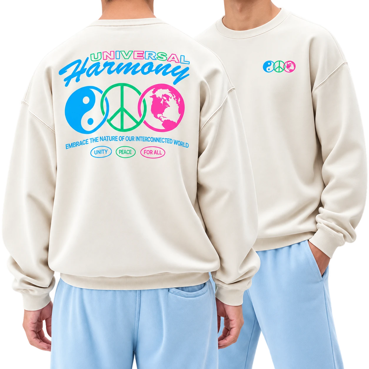 Apparel Graphic Design, Illustration & Typography for Various, featuring Universal Harmony Tee.